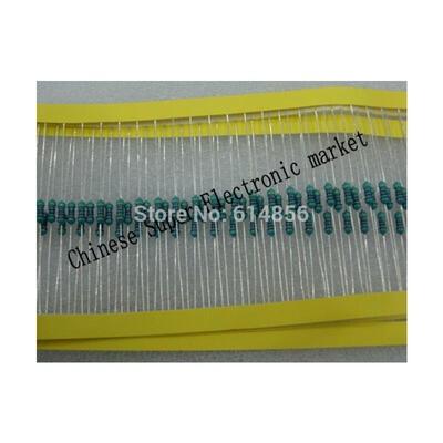 

1000pcs 1/4w Metal Film Resistors 27K ohm +/- 1%