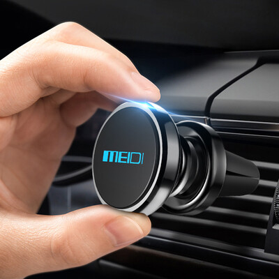 

Charm di MEIDI car phone holder outlet air phone holder car buckle magnetic multi-function navigation metal bracket 4009 black