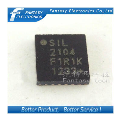 

5PCS CP2104-F03-GMR Silicon CP2104-GMR CP2104 QFN USB DRIVER CUSTOMIZATION SIL2104new and original free shipping