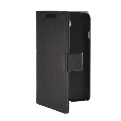 

MOONCASE Slim Leather Side Flip Wallet Card Slot Pouch Stand Shell Back ЧЕХОЛ ДЛЯ LG F70 Black