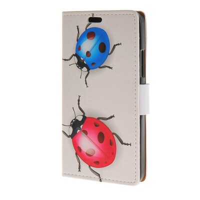 

MOONCASE Fresh Sweet Cute Leather Wallet Flip Card Slot Bracket Back Case Cover for Microsoft Lumia 640 A07