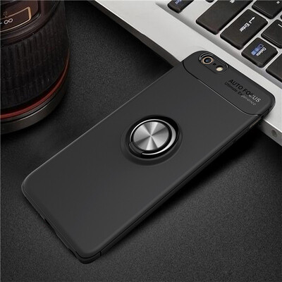 

Iphone 6 Plus/6s Plus роскошь металлическое кольцо, магнитные брекет - shockproof охлаждения тпу телефон дел