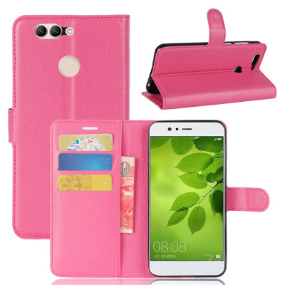 

GANGXUN Huawei Nova 2 Plus Case High Quality PU Leather Flip Cover Kickstand Anti-shock Wallet Case for Huawei Nova 2 Plus