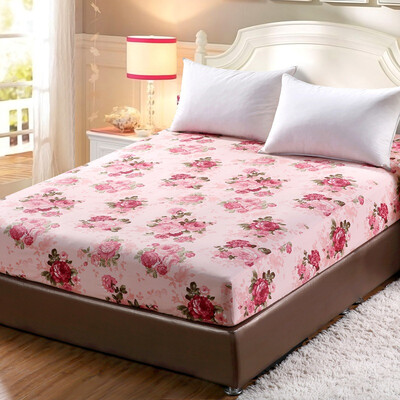 

Ai Wei постельные принадлежности домашняя текстильная двуспальная кровать одна часть хлопок матрац покрытие нескользящей простыни 1,5 м кровать (осеннее очарование 150 * 200)