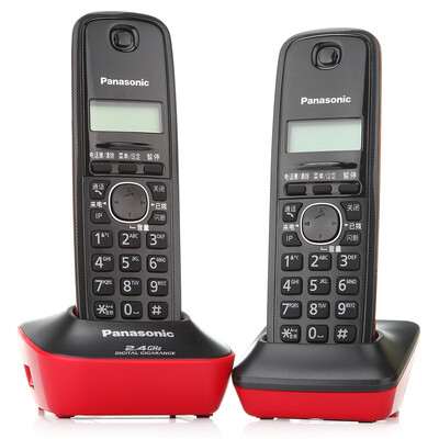 

Panasonic (Panasonic) KX-TG12CN-2 цифровой беспроводной телефон двойной машина красивый красный