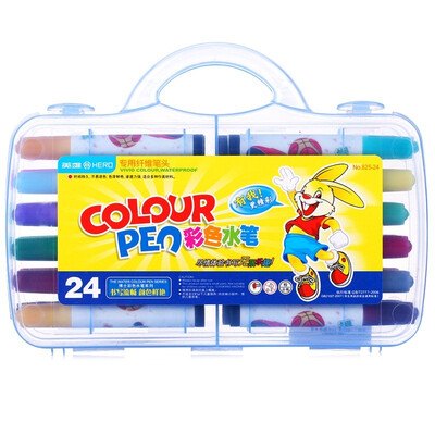 

Hero HERO 825-24 color pen 24 colors packaging color random