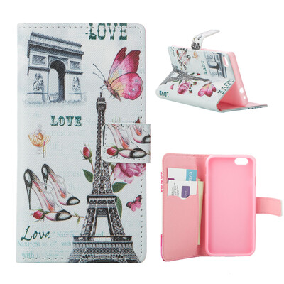 

MOONCASE ЧЕХОЛ ДЛЯ Huawei Ascend P8 Flip PU Leather Fold Wallet Card Slot Kickstand Back [Pattern series] /a09