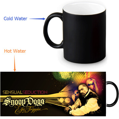 

Snoop Doggy 350ml12oz Heat Reveal Mug Color Change Coffee Cup Sensitive Morphing Mugs Magic Mug Milk Tea Cups