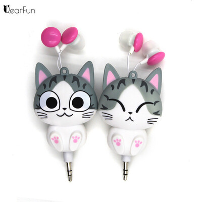 

Смазливая наушник для сыров для собак Cat Cartoon Automatic Retractable для мобильных телефонов