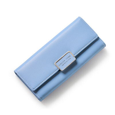 

Твердые элегантные женские кошельки Длинный кошелек Ladies Pu Leather Многофункциональный держатель для карт памяти