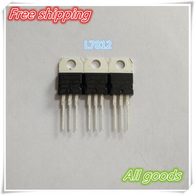 

Free shipping 50PCS .Super cheap sale 7812 new environmentally-made large current L7812 L7812CV TO-220 good quality