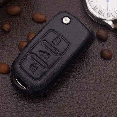 

Che Dapin modern name map car key bag leather key ring modern name map new ix35 ix25 Ruiqi smart all-inclusive nesting key set brown