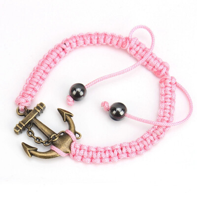 

Fashion 1Pcs Infinite Nautical Anchor Charm Braided Friendship Bracelet