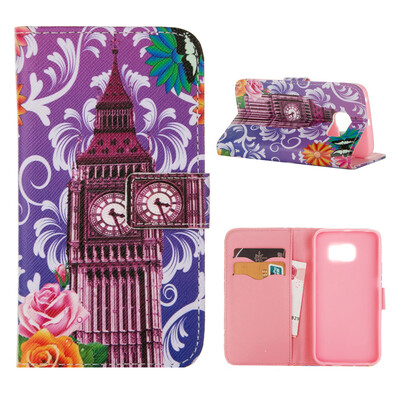 

MOONCASE ЧЕХОЛ ДЛЯ Samsung Galaxy S6 Edge Flip PU Leather Fold Wallet Card Slot Kickstand Back [Pattern series] /a17