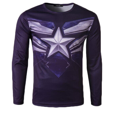 

Zogaa New Men's T-shirt Casual Dry Long Sleeve