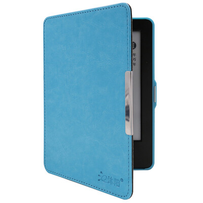 

Muyang New Kindle e-book protective cover 499 version of mad horse pattern sleep MY-NT02 with a hand-held sky blue with high-definition foil