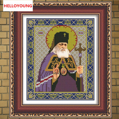 

DIY 5D Diamond Painting Cross Stitch Ikons Human Series Religion Diamonds Embroidery Kits For Russia Human