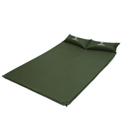 

Camel outdoor CAMEL outdoor with pillow automatic inflatable cushion camping double damp mat tent sleeping pad 3FC6007 Army Green code