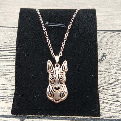 

New Bull Terrier Necklace Trendy Style Bull Terrier Pendant Necklace Women Pet Jewellery Fashion Animal Dog Jewellery