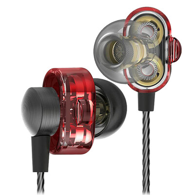 

DM8 Headphone In-Ear Headphone Wire Control HiFi Subwoofer With Wheat Ear Plug Non-slip Noise Reduction Voice Phone Universal