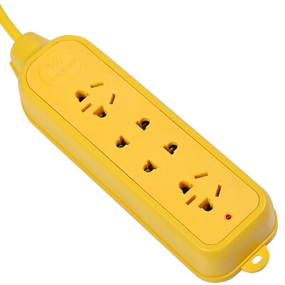 

Breeze outlet (kyfen) QF-B8 long-term project socket full length of 10 meters four yellow