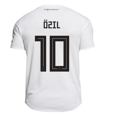 

2018 world cup Germany home white Soccer Jersey13 MULLER Germany soccer shirt 10 OZIL 8 KROOS 17 BOATEN Football uniforms