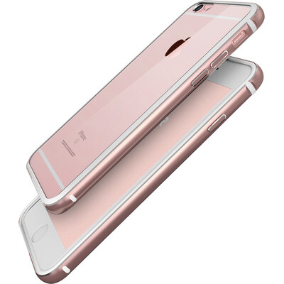 

ESR Apple iPhone6s Plus 6 Plus Mobile Phone Cases Cases Metallic Frame Drop Shaker Original Collection Rose Gold - Transparent Backplane