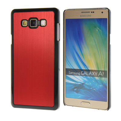 

MOONCASE Мода Матовый алюминий Металл Hard Cover чехол для Samsung Galaxy A7 красный