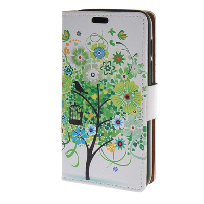 

mooncase дело для Alcatel в одно касание pixi 3 (4.5) ot-4027 кожа Flip бумажник стиль и дизайн обложки / a05 kickstand дело