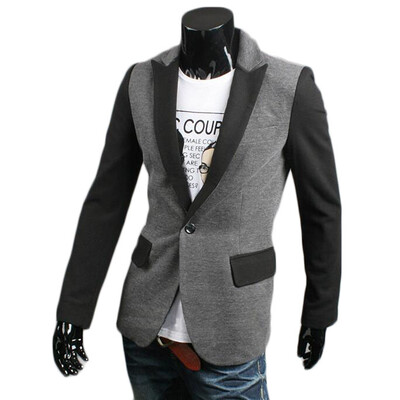 

Zogaa New Men's Suit Slim Matching Color Fashion