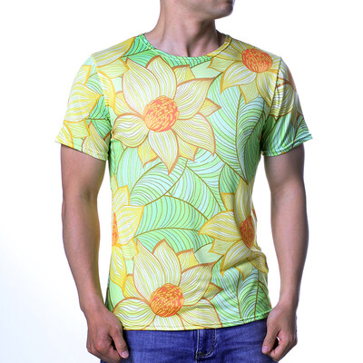 

Mens Fashion Simple Style Printed Round Neck T-Shirts