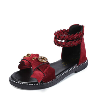 

Kids Sandals Girls Summer Shoes Children Sandals Fashion Girl Princess Shoes Kids Bow Flat Rome Sandals Girls Gladiator Sandals