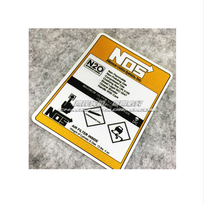 

High quality For Nos N2o Reflective car sticker and decals cool modified accessories