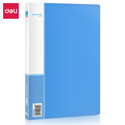 

Deli deli 5301 Utility Folder A4 Single Power Clip Insert Bag Blue Single Pack