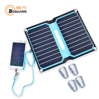 

BOGUANG 5В 10ВТ многокрасочные Складные солнечные ипанели Sunpower Монокрсталлический элемент Для наружного / мобильного /поездки