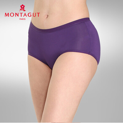 

MONTAGUT BW3665D panties female solid color antibacterial ladies panties purple
