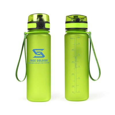 

2016 New Brand 500ml Outdoor Portable Water Kettle Camping Riding Hiking Water Bottle Large Capacity Plastic Sports Bottle