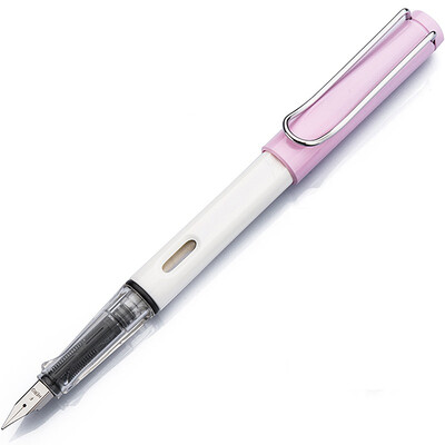 

Heroes HERO 359A Zhengzi small fresh words Iridium gold pen gift 6 ink bag students light purple white tip
