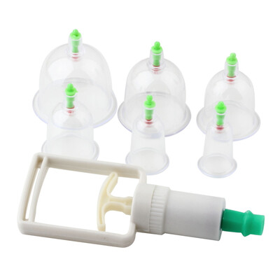 

6 Cups Medical Chinese Body Cupping Massage Healthy Kit