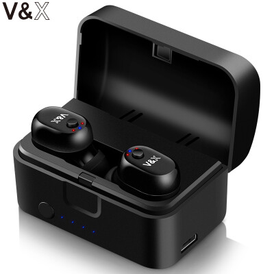 

V&X Plus2 true wireless Bluetooth headset mini stealth sports business in-ear car 42 small headset Apple Huawei millet OPPO phone universal