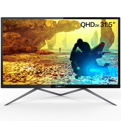 

Philips (PHILIPS) 31,5-дюймовая серия Rammed 2K Ambilight FreeSync Технология Широкоформатный цветной цветной ЖК-монитор 326M6FJSB