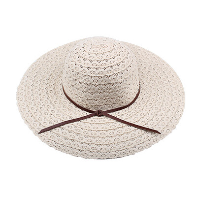 

Летние шляпы для женщин Модный дизайн Женский пляж Sun Hat Складная бритая соломенная шляпа