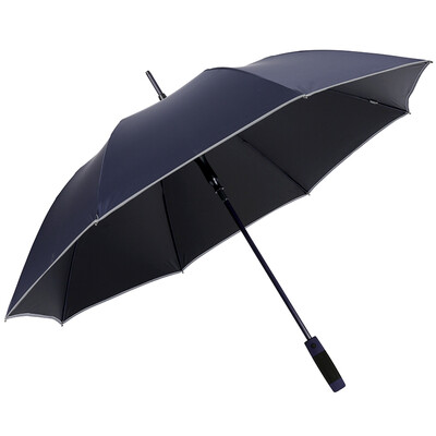 

Paradise umbrella to increase black plastic lightning protection safety straight rod self-opening business umbrella 3318E navy
