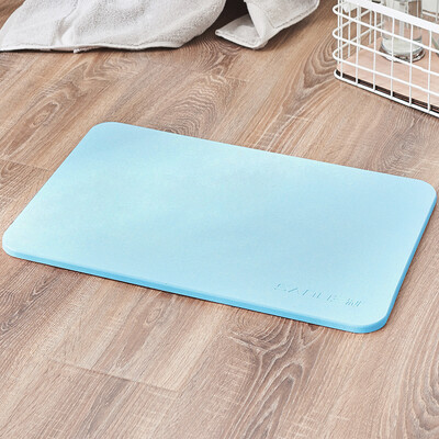 

Sanli natural diatom mud mat bathroom anti-slip mat diatom soil mat water absorption&quick-drying bathroom toilet door mat coral powder