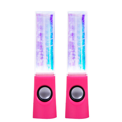 

Smart Fountain LED Light Portable Colorful Computer Sound Water Dance Speaker Suitable For Computer Mobile Music Player