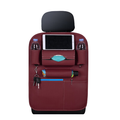 

Antarctic nanJiren car storage bag car folding table set car seat back storage bag upgrade version hanging bag storage bag coffee color