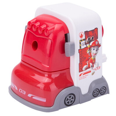 

Deli deli Wang Wang team outstanding work series student hand-sharpening machine pencil sharpener pencil sharpener color random 0827