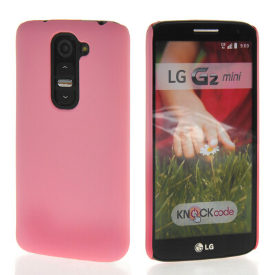 

MOONCASE Hard Rubberized Rubber Coating Devise Back чехол для LG G2 Mini Pink