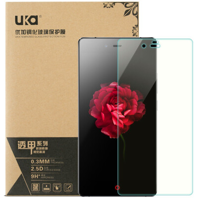 

UKA Blu-ray-resistant tempered glass membrane cell phone protection film for ZTE Nubia 4/Z9 MAX/My Prague