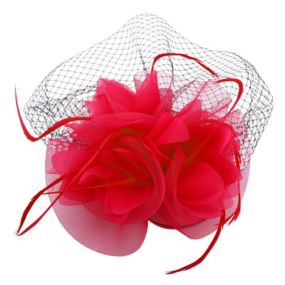 

2016 Women Hair Jewelry Vintage Tulle Fabric Headwear 6 Options Available European Style Lady Haiwear F1802J
